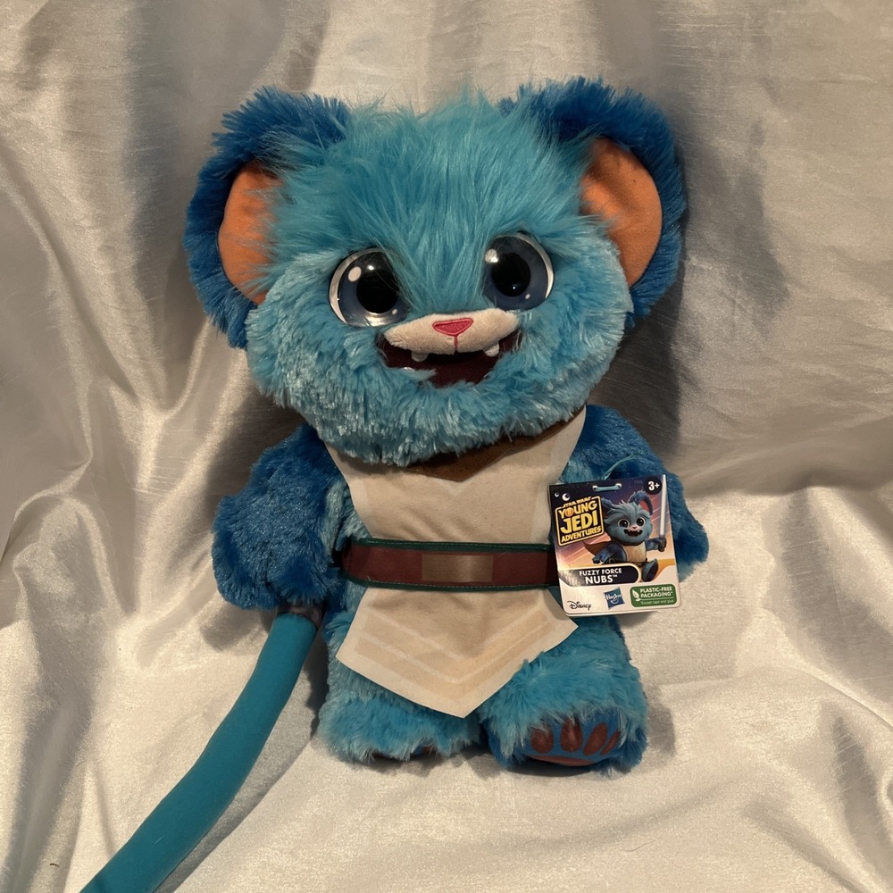 Disney Star Wars Young Jedi Adventures FUZZY FORCE‎ NUBS 15" STUFFED ANIMAL NEW